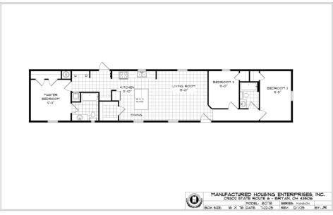 "The Barton V" Plan 28569, Mansion Sectional